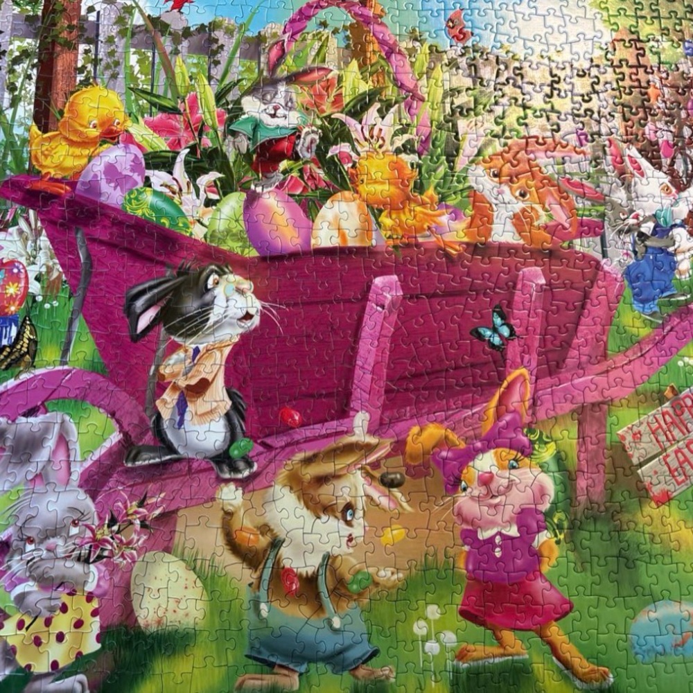 Happy Easter 1000 piece puzzle by Tau